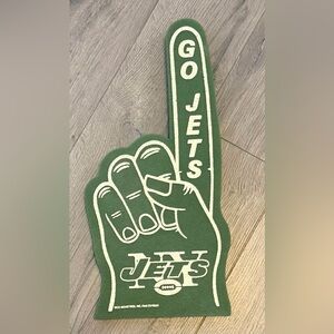 NY Jets Green Foam Finger with Throwback Jets Logo